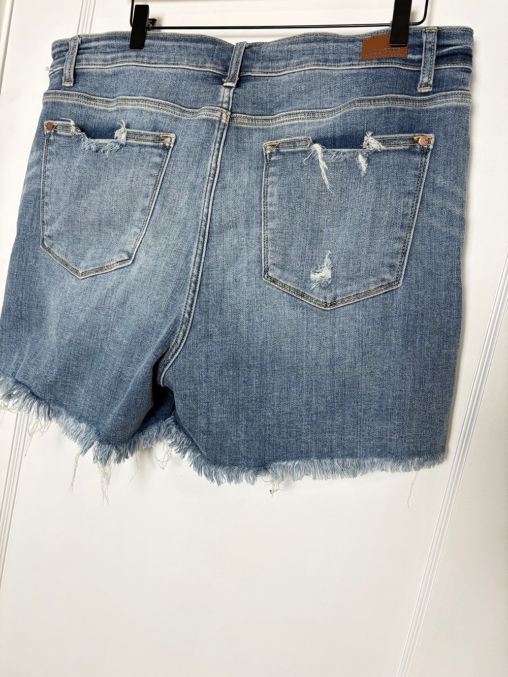Judy Blue distressed denim shorts - Picture 8 of 16